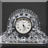 G10. Small Waterford clock. - $18 